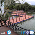 Plastic hdpe float dock modular pontoon